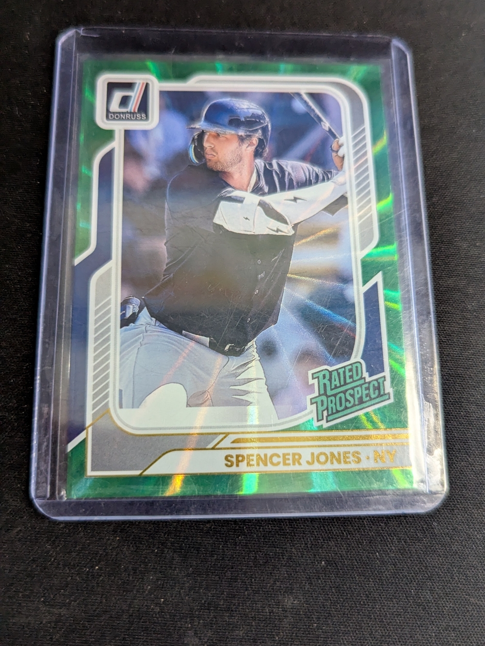 2026 Panini Donruss Spencer Jones Rated Prospect Green Wave #178